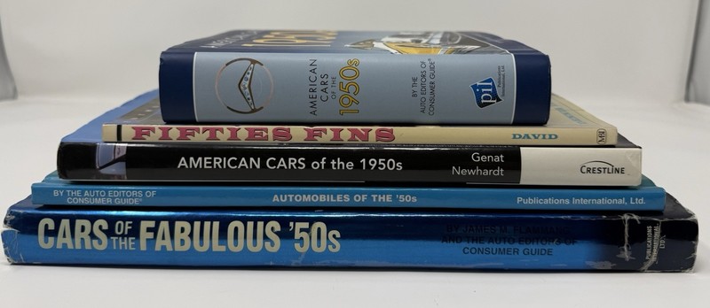 Lot 5 Books American Cars of the 1950s Fifties Fins Classic Auto History