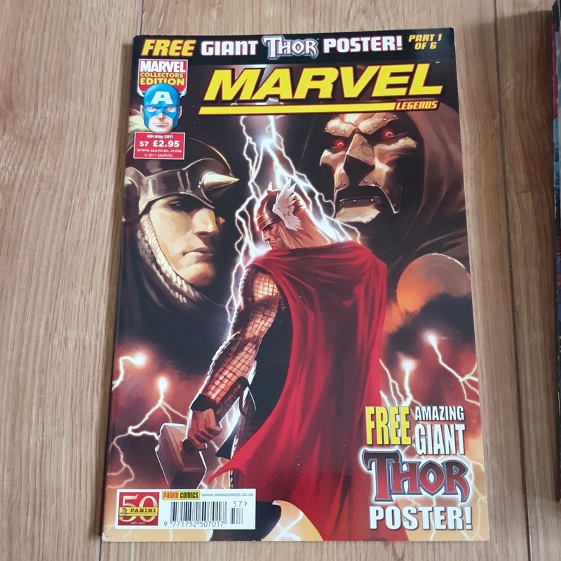 Marvel Legends Vol 1 #57 Marvel UK Comic 2011 + FREE POSTER