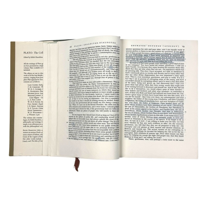 Plato - The Collected Dialogues Bollingen Series LXXI Pantheon 1966 in Slipcase gallery