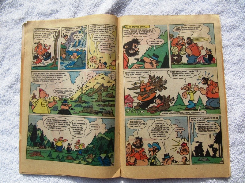 POPEYE THE SAILOR 126 VG+ Dec 1974 CHARLTON COMICS Cousin Dufus Cartoons Book gallery
