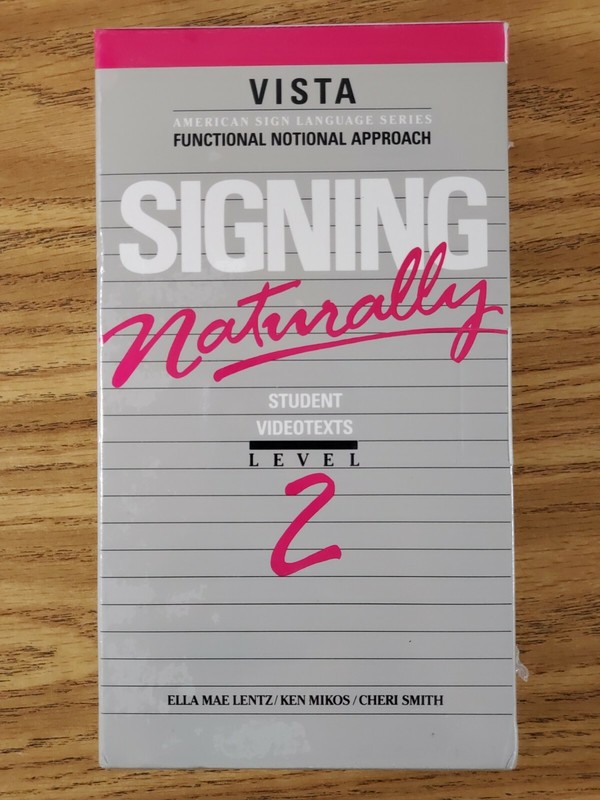 Signing Naturally,VHS Level 2 by Cheri Smith|Ken Mikos|Ella Mae Lentz NEW SEALED