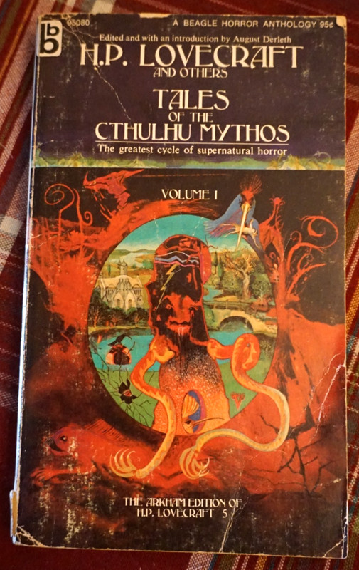 1971 1st Print-Beagle Horror-Tales of the Cthulhu Mythos-Vol. 1-HP Lovecraft