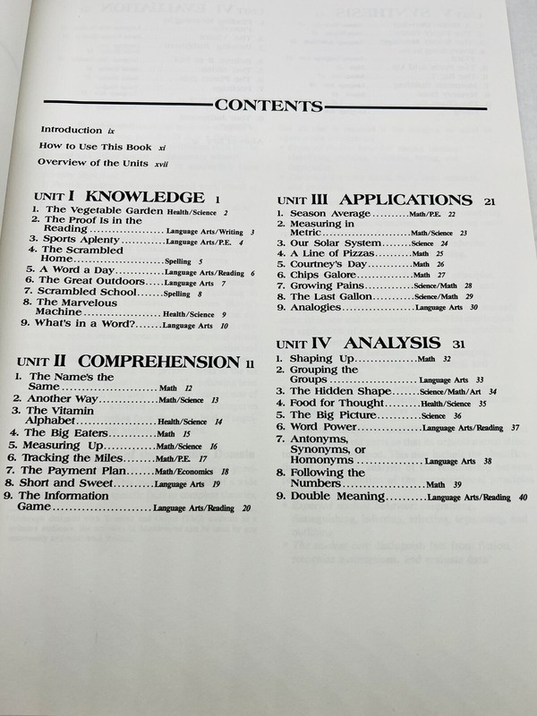Mastermind Exercises in Critical Thinking Grades 4-6~Talented and Gifted ~F1 13 gallery