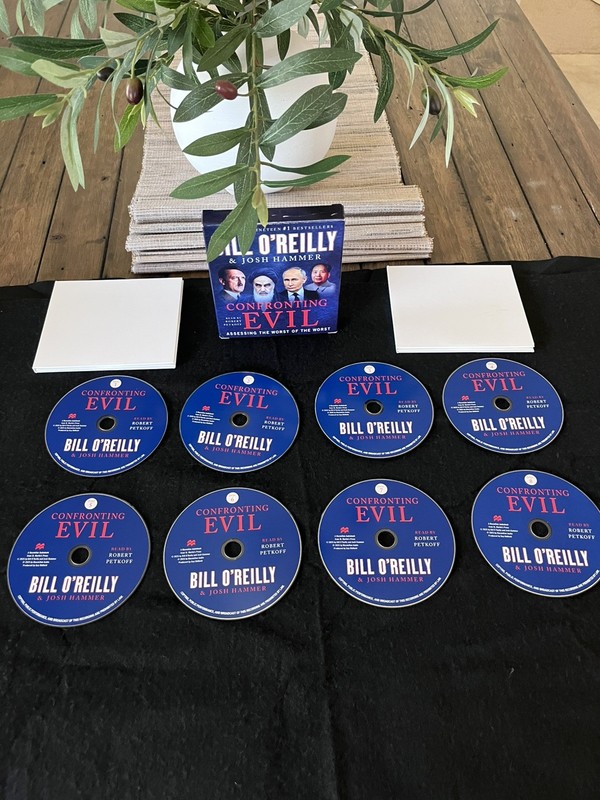 Bill O'Reilly & Josh Hammer CONFRONTING EVIL 2025 (8 CD'S) Very Good Condition! gallery