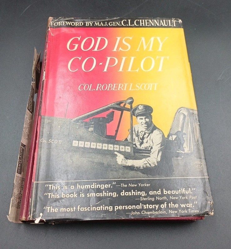 Col. Robert L. Scott, Jr. «God is My Co-Pilot» (1944) HC/DJ