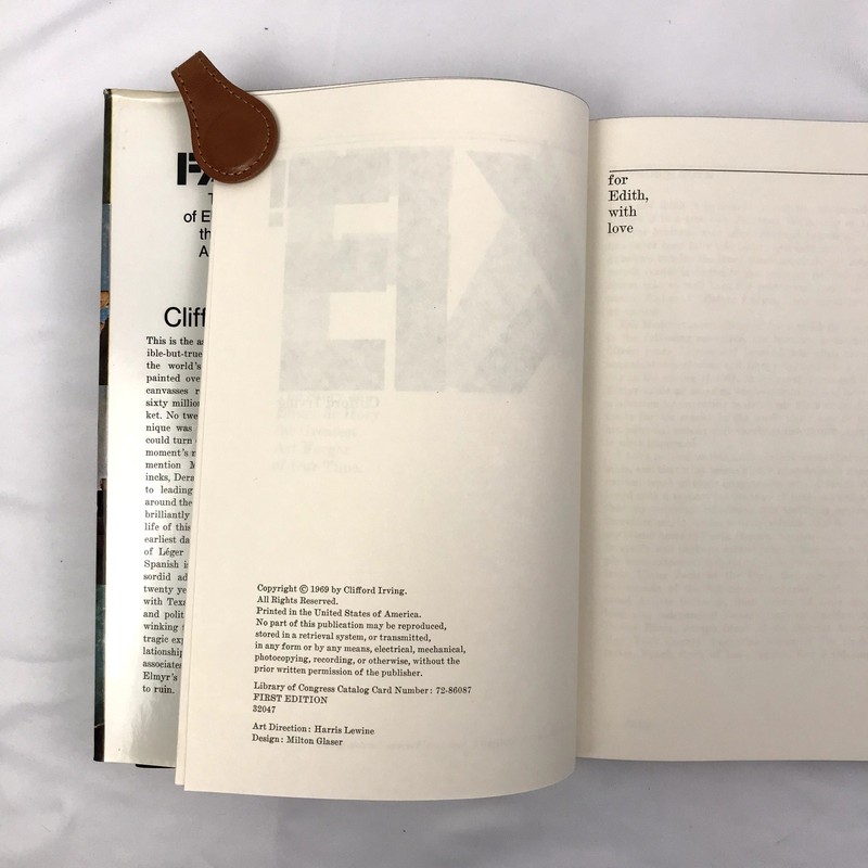 Fake! The Story of Elmyr De Hory First Edition Hardcover by Clifford Irving 1969 gallery