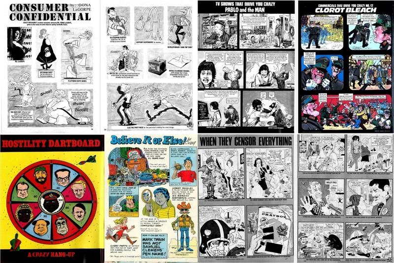 Crazy - Illustrated Satire Humor Funny Comics Magazines - 105 Old Issues on USB gallery