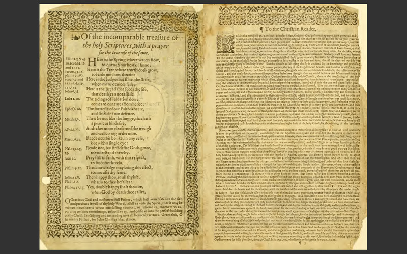 The 1606 Bible 'Breeches' Edition Robert Barker E-Book (Scanned Original) CD gallery