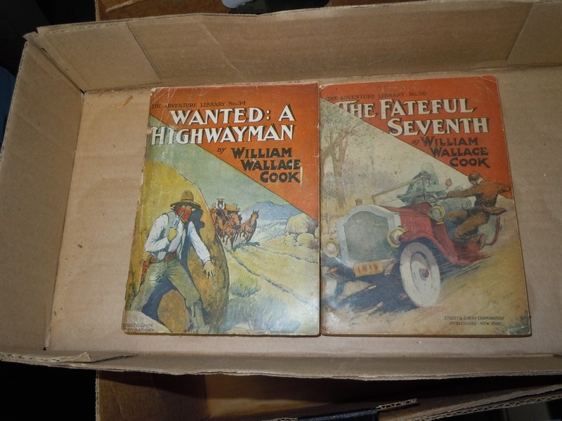 William Wallace Cook, Street & Smith. Adventure Library. Lot of Two SC Books