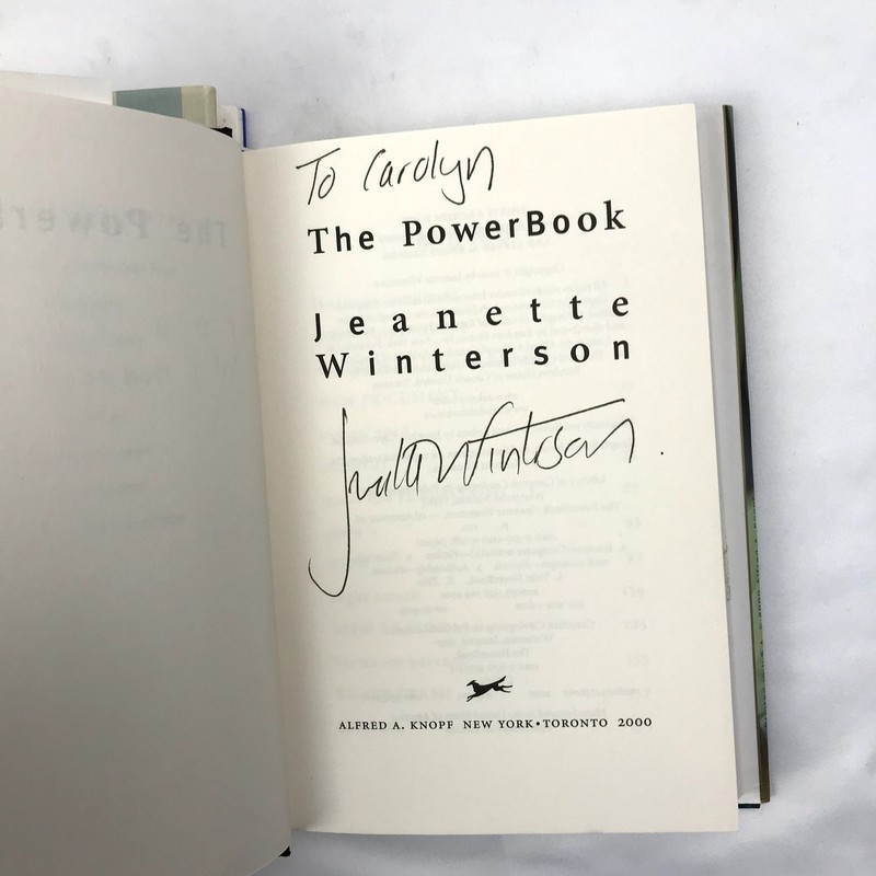 Jeanette Winterson Signed Hardcovers Lot of 3 Books Alfred A. Knopf 1990s gallery