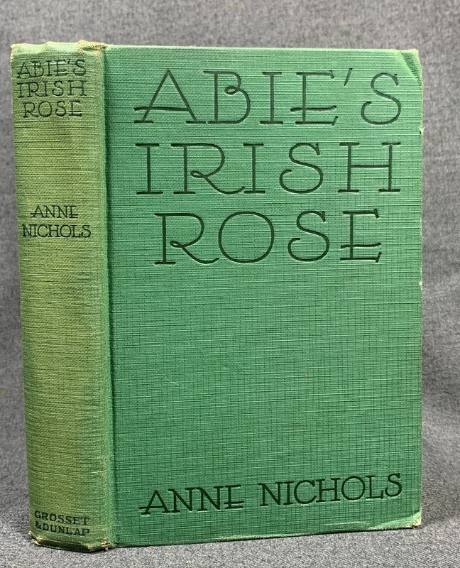 Abie’s Irish Rose Anne Nichols HC Photoplay Edition 1927 Vintage Hardcover