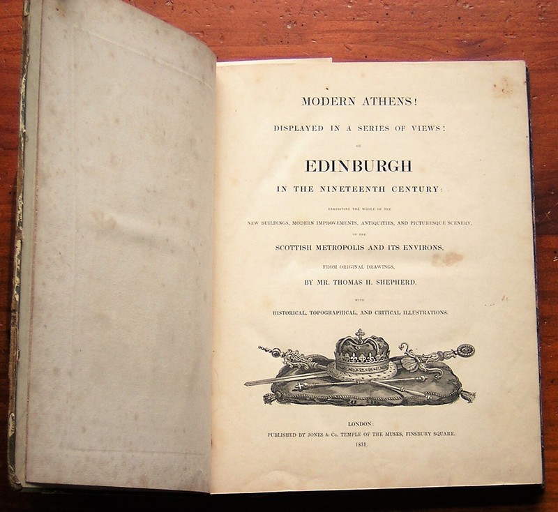 Modern Athens Views of 19th Century Edinburgh 1831 by Thomas Shepherd Buildings gallery