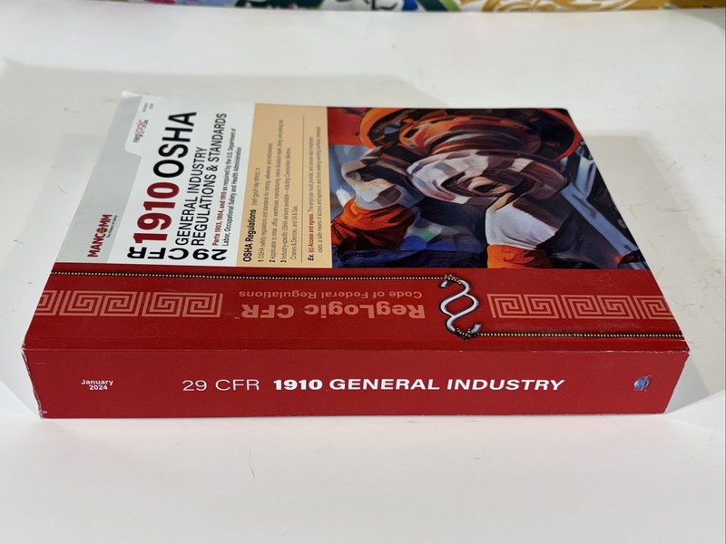 JAN 2024 Mancomm 29 CFR 1910 OSHA General Industry Regulations & Standards Book gallery