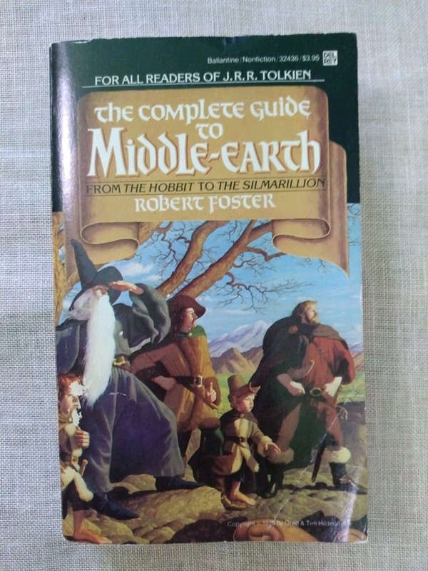COMPLETE GUIDE TO MIDDLE EARTH By Robert Foster Vintage DelRey Fantasy Paperback