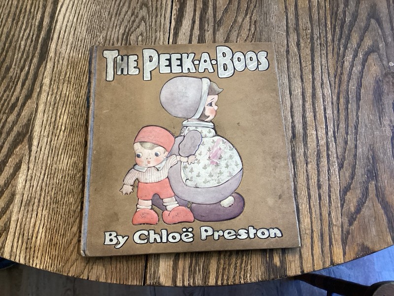 Ca 1912 The Peek-A-Boos By Chloe Preston 12 Color Illustrations Series Book