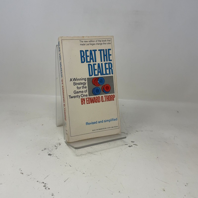Beat the Dealer by Edward O. Thorp PB First Thus Very Good 1966