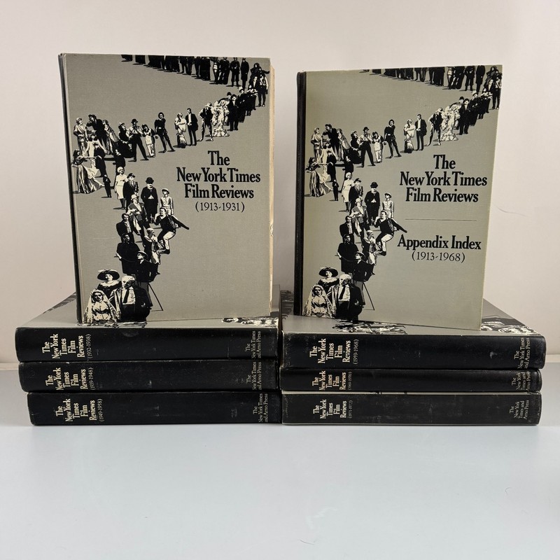 New York Times Film Reviews 1913-1968 6 Volume Set Arno Press Hardcover