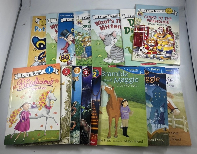 Lot of 15 Level 0- 2 I Can Read Sparks Passport To Reading Books RANDOM MIX
