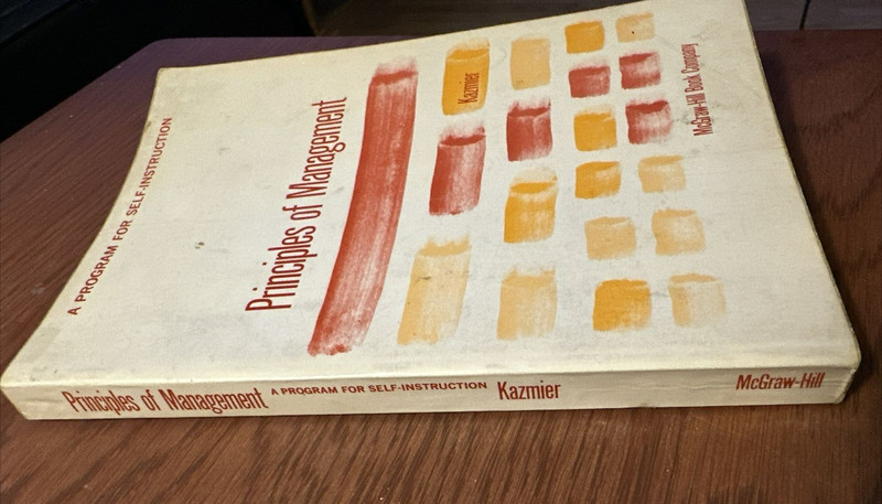 Principles of management: A programmed-instructional approach, Kazmier, Leonard gallery