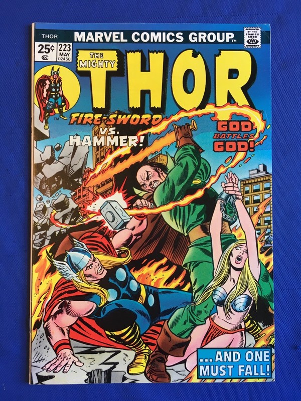The Mighty Thor #223 FN (6.0) MARVEL ( Vol 1 1974) ND in the UK (2)