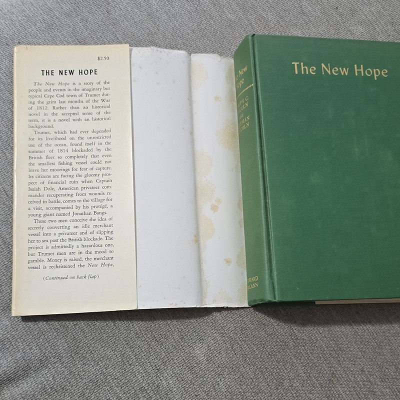 Joseph C. Lincoln & Freeman Lincoln The New Hope Hardcover 1941 DJ Illus gallery
