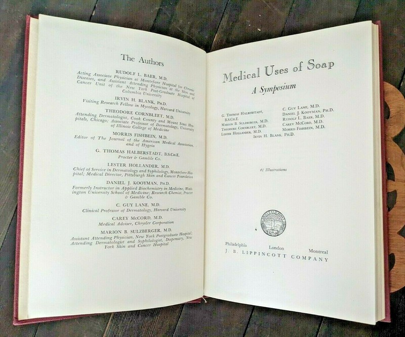 Medical Uses of Soap a Symposium ed Morris Fishbein 1946 Proctor Gamble 1st Ed. gallery