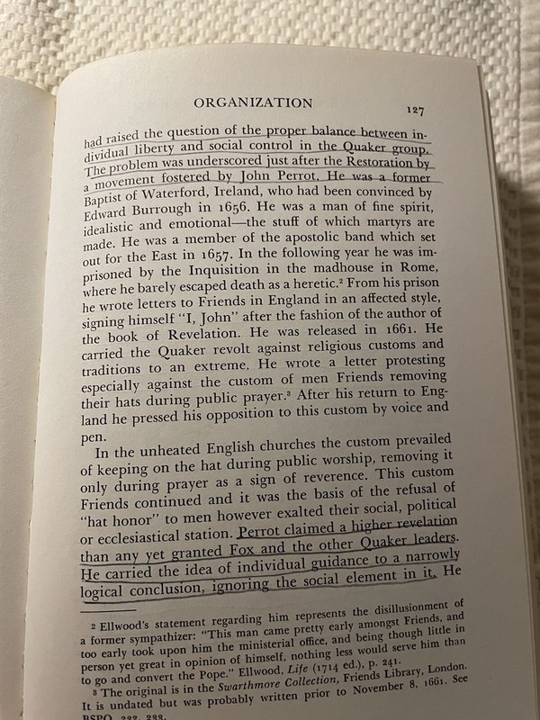 History of Quakerism 1979 Elbert Russell See Photos. Some Markings On Few Pages gallery