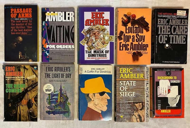 The Novels of Eric Ambler – Buy As Many As You Want And Get Flat $4.75 Shipping