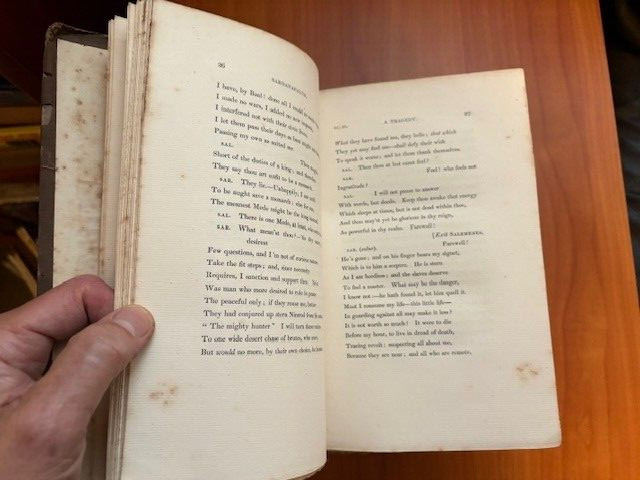 1825 *Lord Byron’s Works in 6 vols*, vols 2,3,4,6 only John Murray HC, Fair/Good gallery