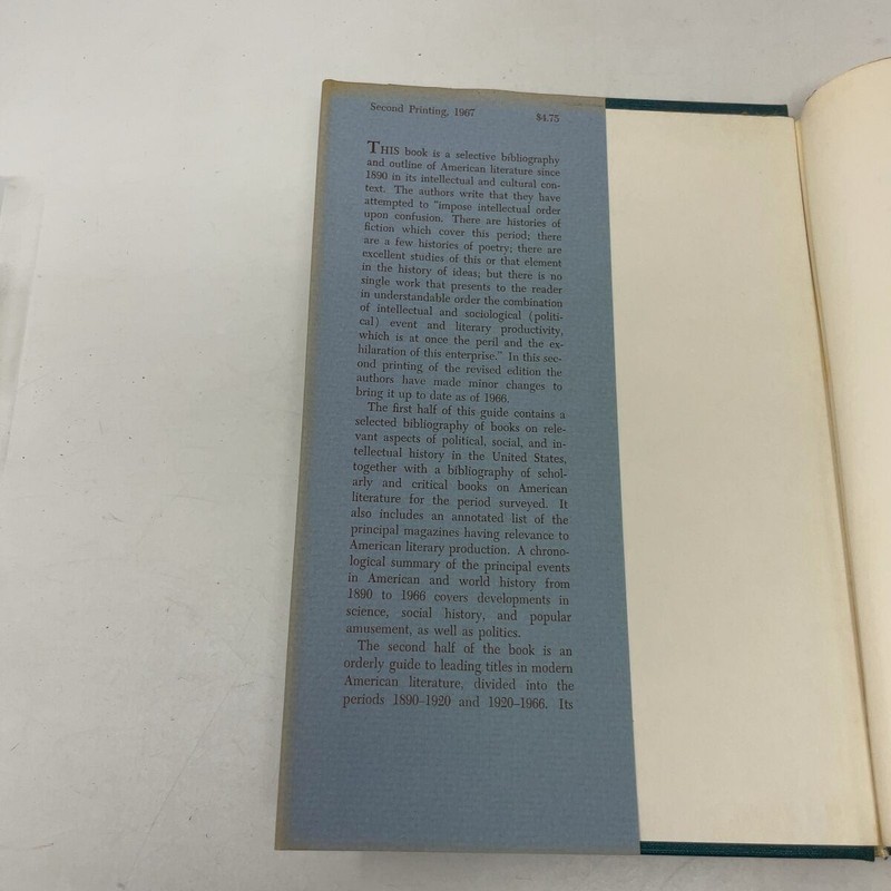 Guide to American Literature and Its Backgrounds Since 1890 by Howard Mumford Jo gallery
