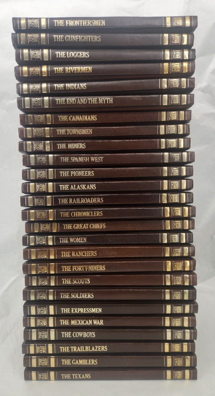 Complete 26 Vol Set Time Life «The Old West» Series Hardcovers