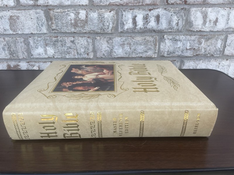 Holy Bible King James Red Letter Edition Illustrated Very Large Weighs 5lbs8oz gallery