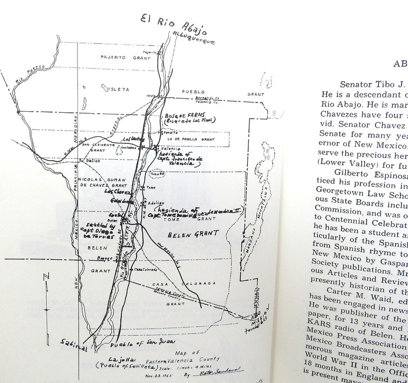 El Rio Abajo Belen Tome Land Grant New Mexico Signed Judge Chavez 269 Pages gallery