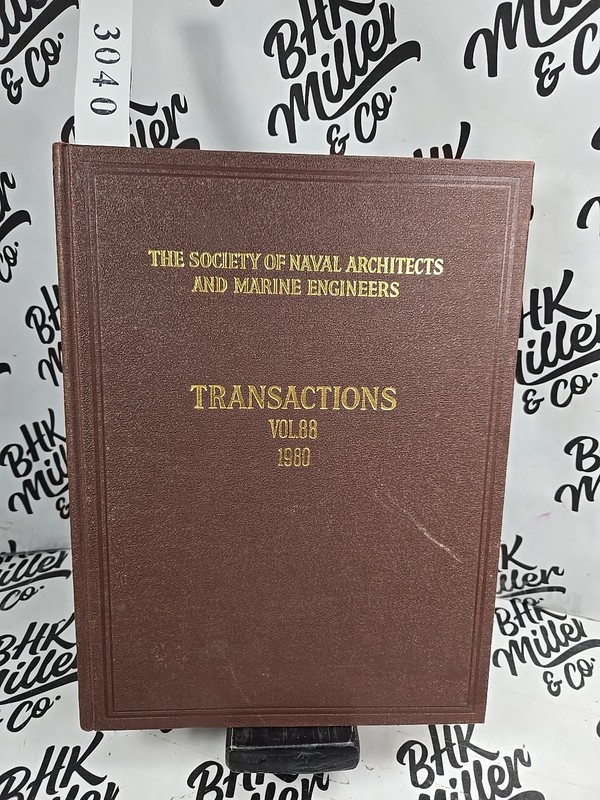 The Society of Naval Architects & Marine Engineers Transactions Vol 88