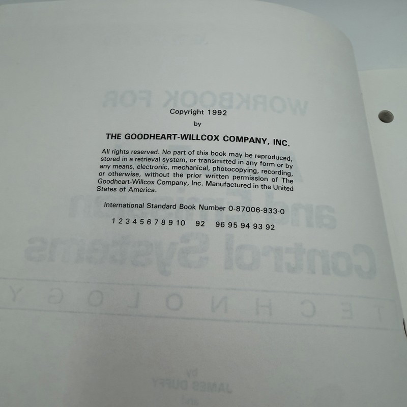 Auto Fuel & Emission Control Systems Technology by James E. Duffy/Smith Book gallery