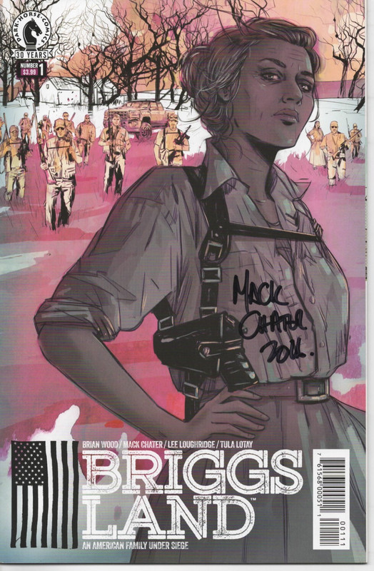 Briggs Land # 1 Signed by Mack Chater Aug 2016 New Bagged Boarded