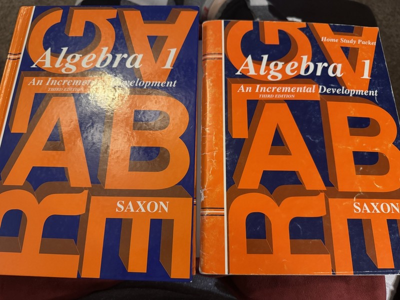 Saxon Algebra 1 – Home Study Packet & Textbook by John H. Saxon 3rd Edition