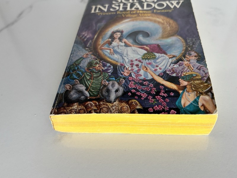 Sung in Shadow Tanith Lee DAW No 530 PB 1983 1st Print cover art Victoria Poyser gallery