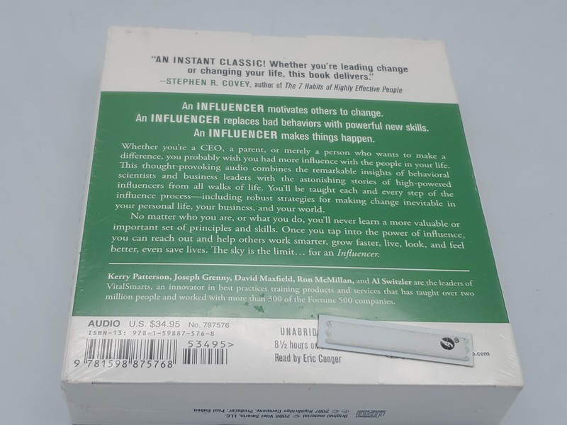 Influencer: The Power to Change Anything CD Audiobook Kerry Patterson- J Grenny gallery