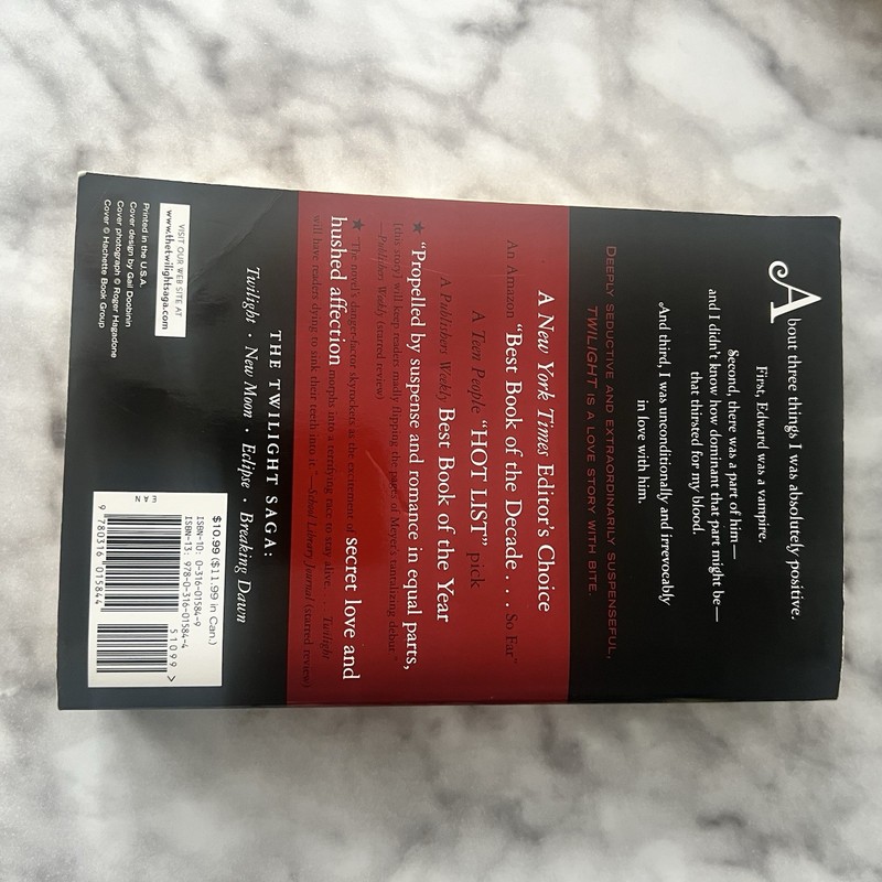 Stephenie Meyer Twilight Saga Special Edition Hardcover: Twilight, New Moon, Ec… gallery