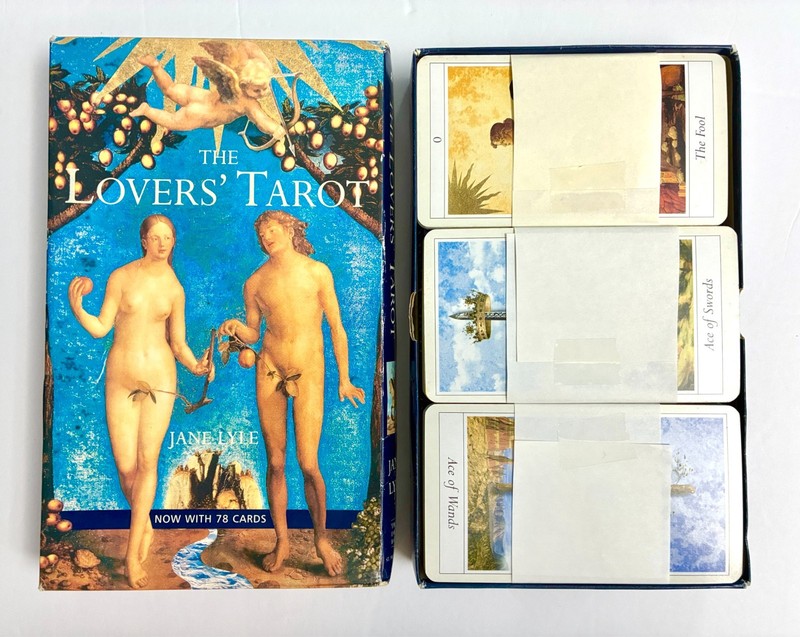 The Lover's Tarot For Affairs of the Heart by Jane Lyle Book + Tarot Deck Cards gallery