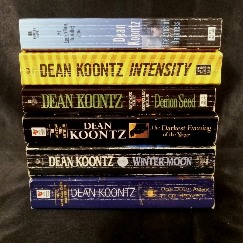 Dean Koontz 6 Book Lot Paperback Thriller Mystery Suspense Fiction Novel Set gallery