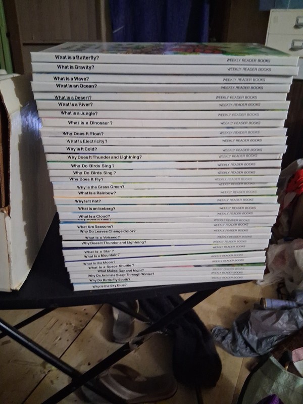 Weekly Reader Just Ask Books Lot of 33X What, Why Hardcovers Vtg 1980s