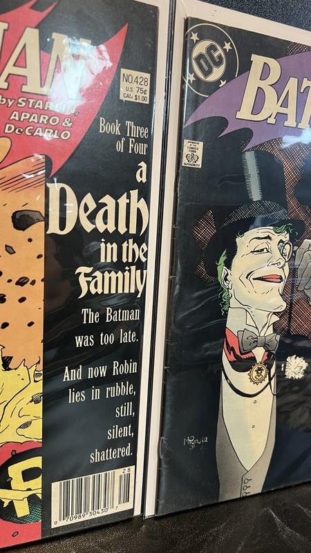 Batman #426-429 A Death in the Family 1-4 DC Comics (1988) Rare Newsstand Set gallery