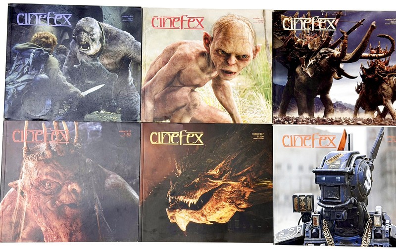 Cinefex Lord of the Rings Hobbit Lot of 6 – #89 92 96 132 137 141 Tolkien VFX