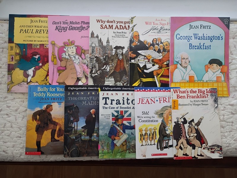 Jean Fritz Tomie DePaola American History Homeschool 10 book lot