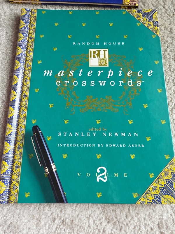 Random House Masterpiece Crosswords Volume 1 & 2 Stanley Newman Unused 1995 gallery