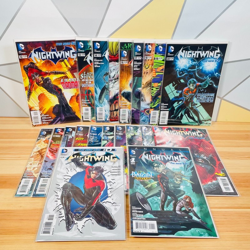 Nightwing New 52 Issue #0-1 & #12-30 DC Comics Superheroes Higgins Comic Book