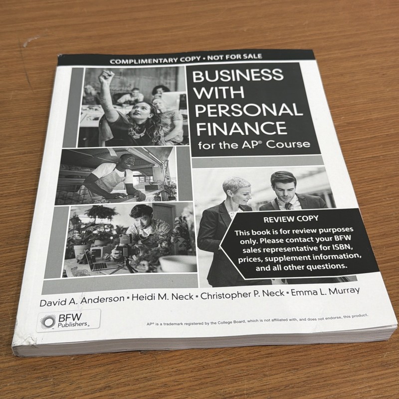 Business with Personal Finance for the AP® Course 2026 by David A. Anderson