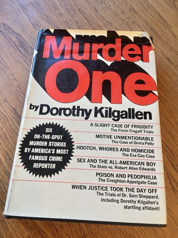 Murder One Dorothy Kilgallen Vintage True Crime Hardcover 1967 Random House BCE